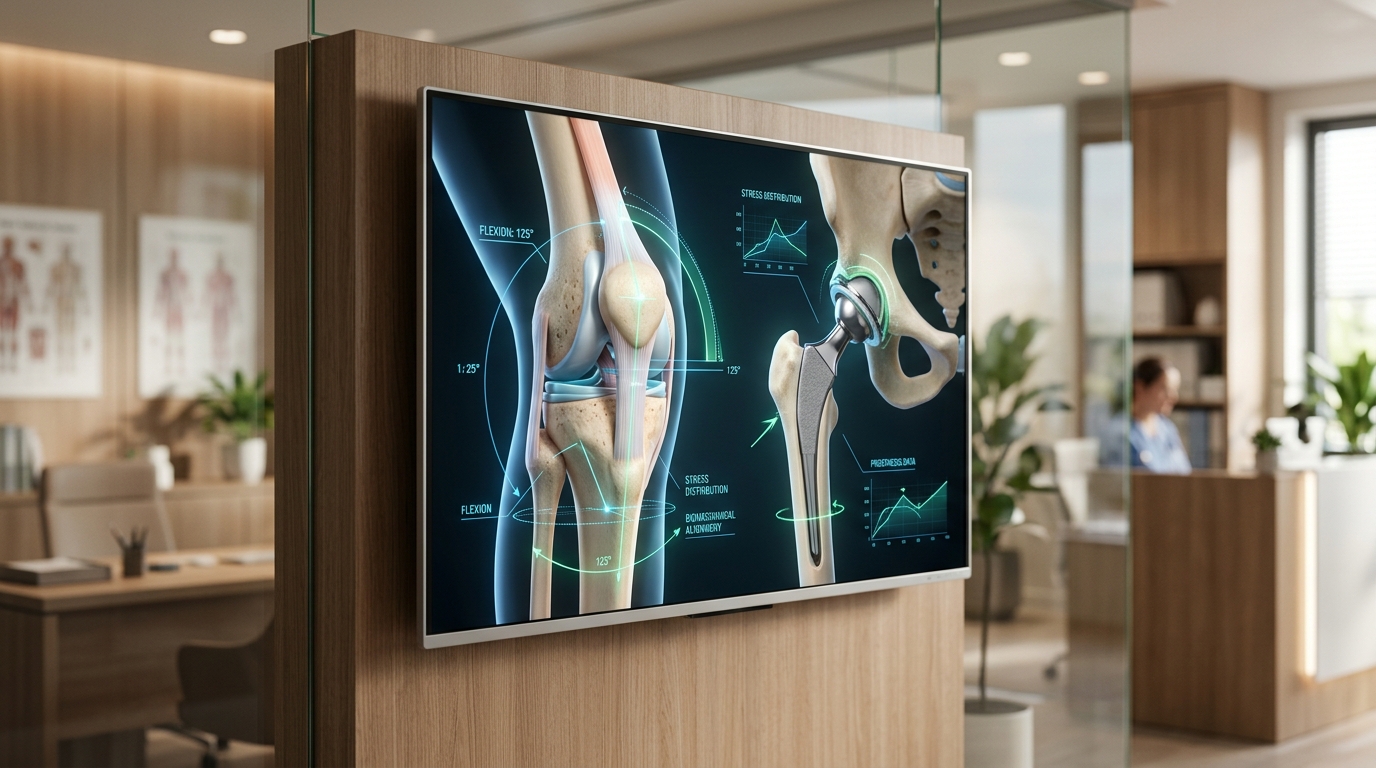 Orthopedic Knee and Hip Joint Replacement Precision Model